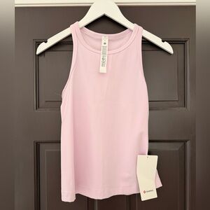 Lululemon Align Waist Length Racerback Nulu 8 Pink Organza New NWT Tank Top